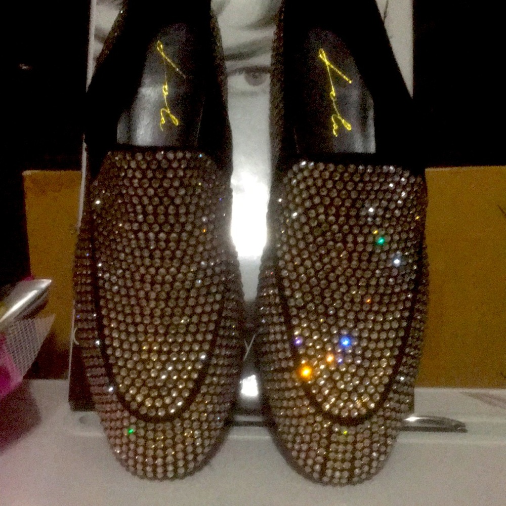 Brand new Lola jeweled shoes.